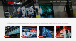 Desktop Screenshot of ledstudio.es